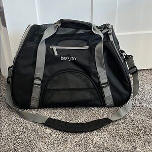 Black and Grey Small Pet Carrier